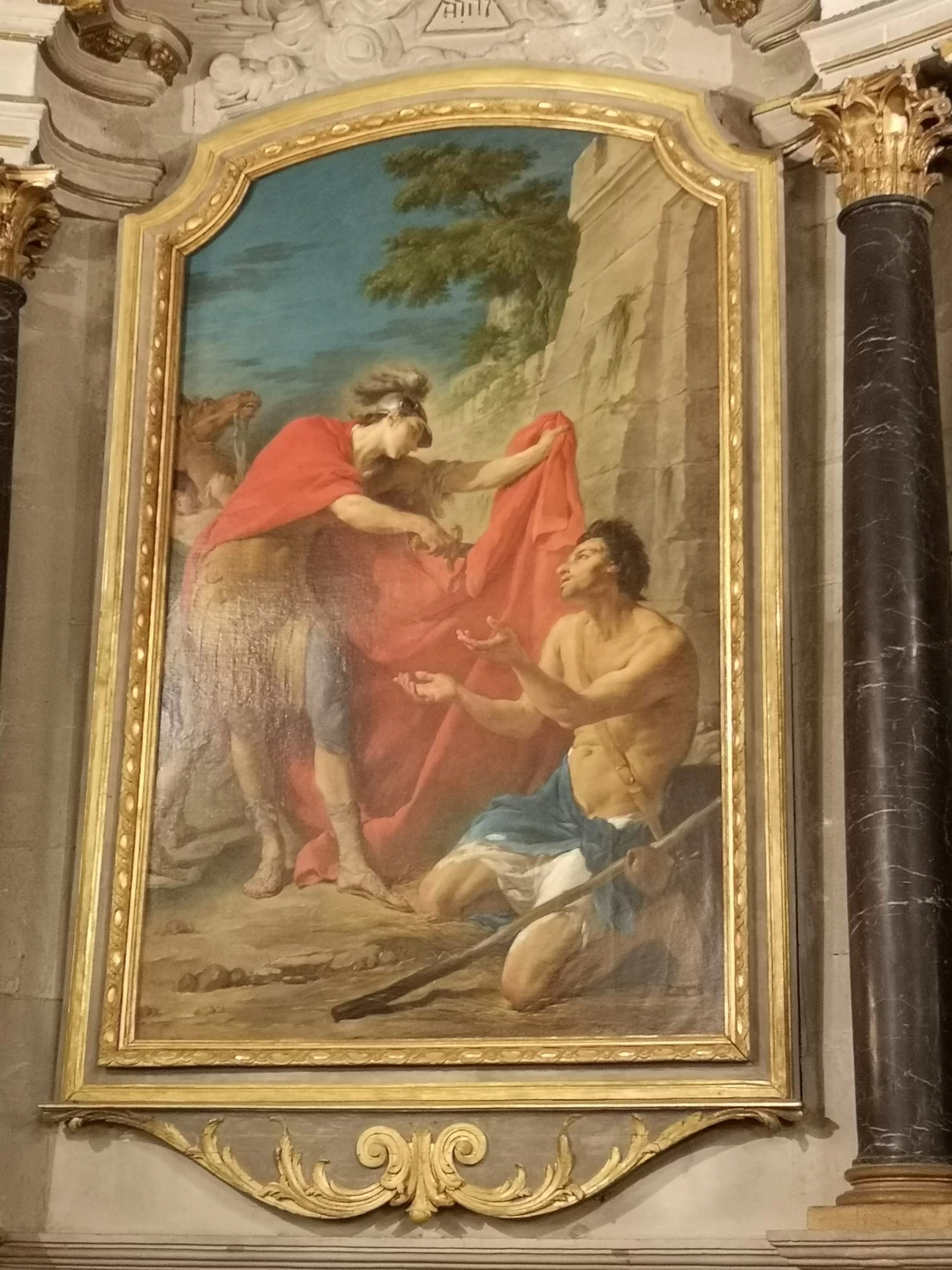 La Carità di San Martino (1747) - chiesa di San Martino al'Olivet, Loiret